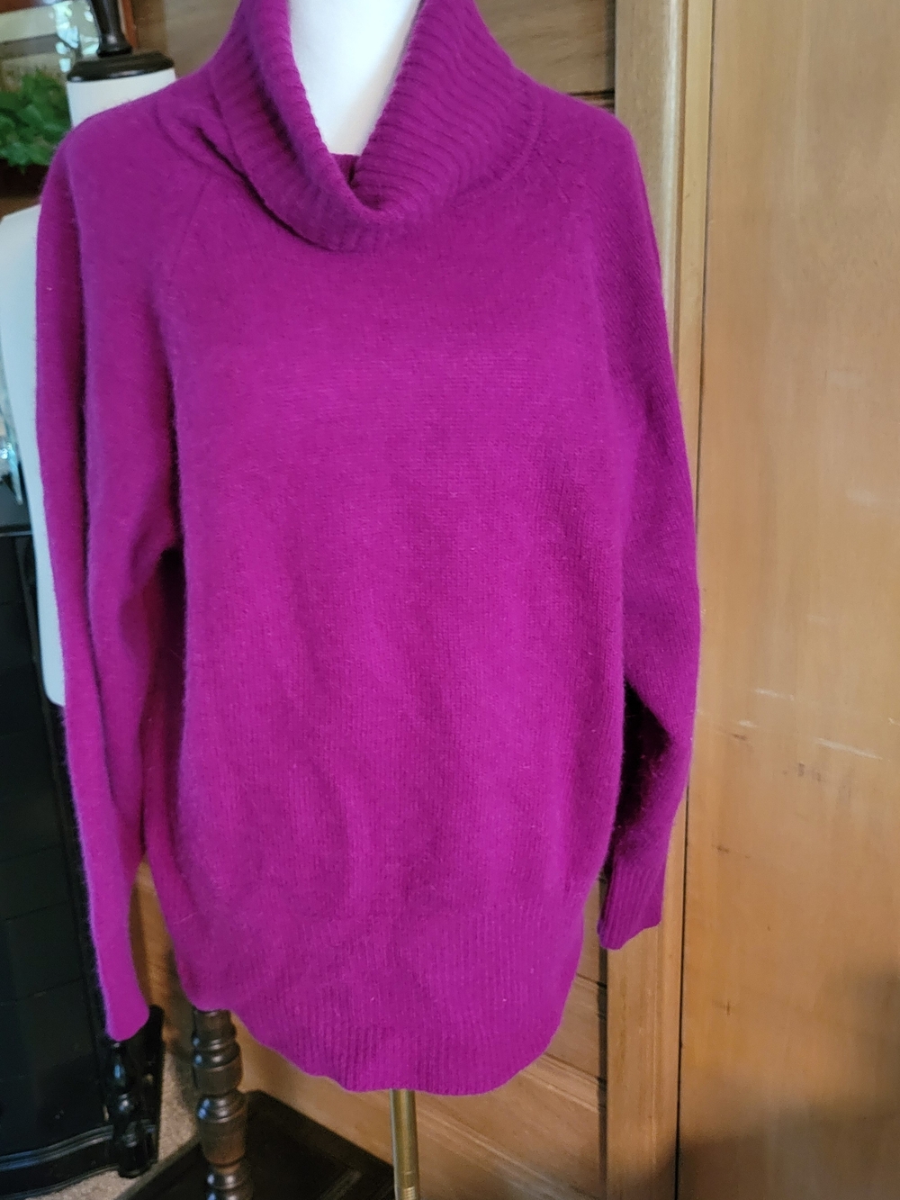 Rosanna Magenta Cowl Neck Sweater